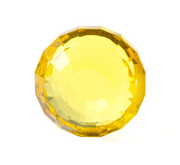 A yellow diamond with a diamond shape