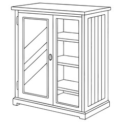 Wooden Bathroom Cabine