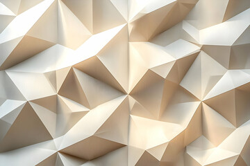 Fototapeta premium A minimalist abstract background in soft beige tones with geometric shadows on the wall, perfect for business product presentations.