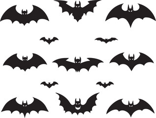 Naklejka premium set of bats