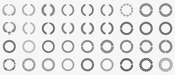 Laurel Wreth icon sets