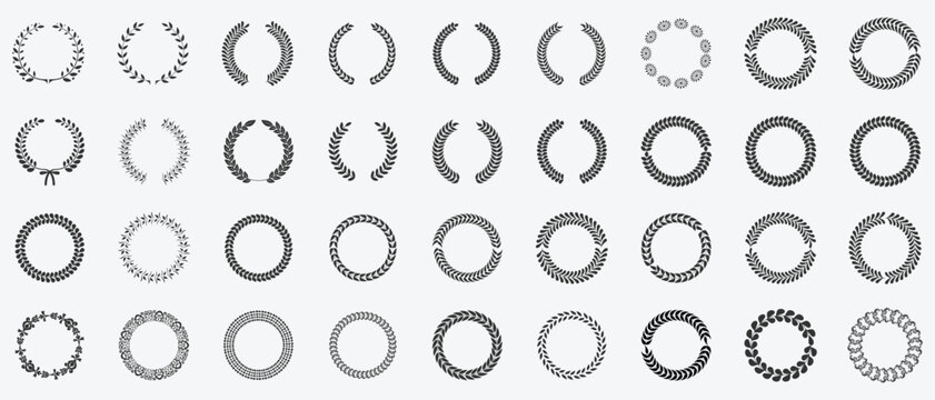 Laurel Wreth icon sets
