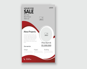 Free vector flat furniture flyer design template