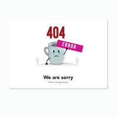 404 error no result found, no data found flat illustration concept