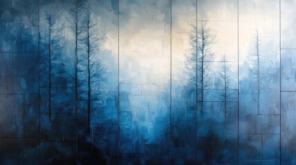 Flowing abstract waves of black and blue on a white background, resembling smoke or water currents. Evokes calmness, motion, and elegance. Generative AI.