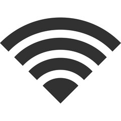 Simple vector icon wi fi
