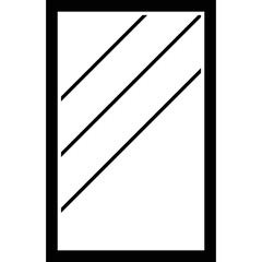 Simple vector icon mirror