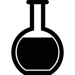 Simple vector icon flask

