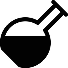 Simple vector icon flask