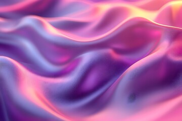 Obraz premium Smooth flowing red abstract background with satin-like waves and soft textile texture