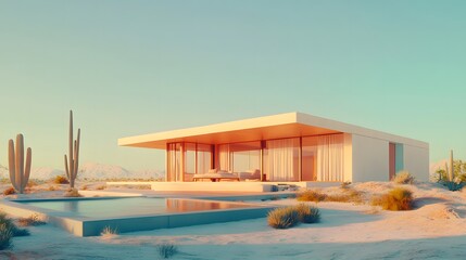 Fototapeta premium Stunning Modern Luxury Homes with Minimalist Designs In White Background