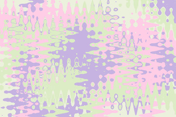 Pink green purple doodle abstract background. Illustration for banner, poster, card