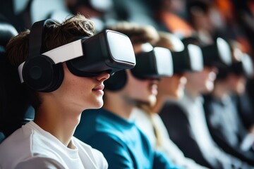 Students explore new worlds through virtual reality in an engaging educational environment
