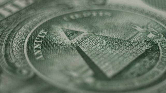 American Dollar close up. USD cash macro view.
