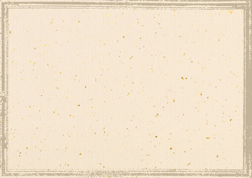Light bedge retro textured Japanese gift wrapping paper background with grunge border