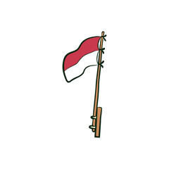 doodle indonesia independence day