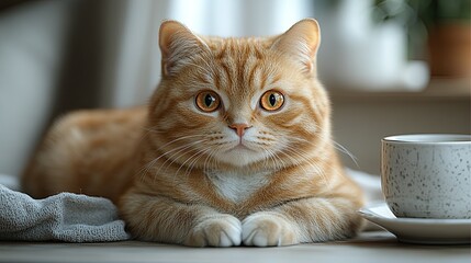 little kitten looking at camera