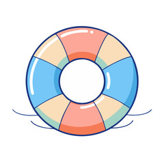 swim buoy icon, swim buoy vector illustration-simple illustration of swim buoy, perfect for swim buoy logos and themed design 
