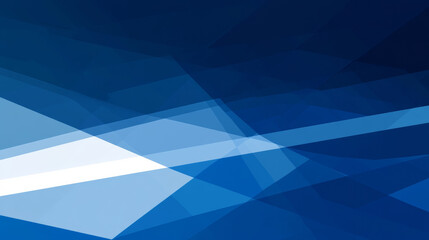 Fototapeta premium Abstract geometric blue background with layered shapes