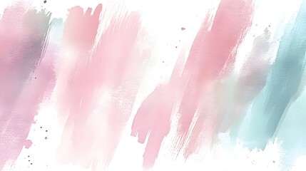 Obraz premium Watercolor brush strokes. Abstract artistic background with textured organic patterns. Design for posters, invitations, banners, and wallpapers