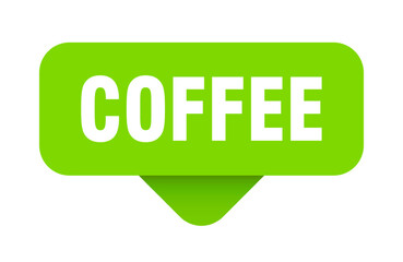 coffee sticker. coffee sign on transparent background
