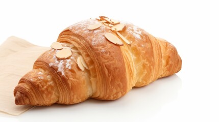 croissant isolated on white background