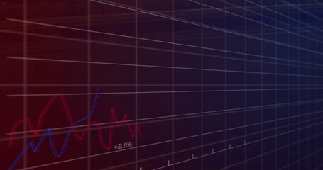 Image of financial data processing over grid