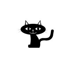 black cat face