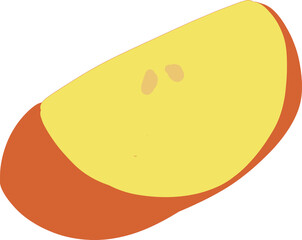 slice of apple