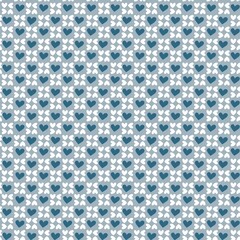 seamless pattern with hearts 