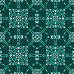 Textile design with decorative elements 