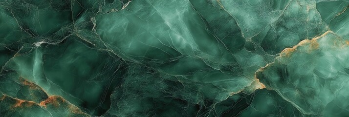 Beautiful Seamless Green Marble Background with Rich Texture and Subtle Veins for Design Projects and Creative Applications