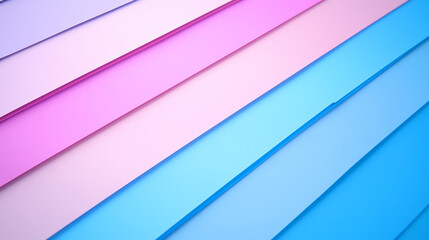 Fototapeta premium Fondos de colores pastel con líneas diagonales en tonos rosa y azul