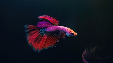 Fototapeta premium Vibrant Betta Fish
