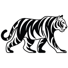 Minimalist Tiger Illustration
A sleek tiger prowling in an abstract continuous line style, blending sharp angles with smooth curves