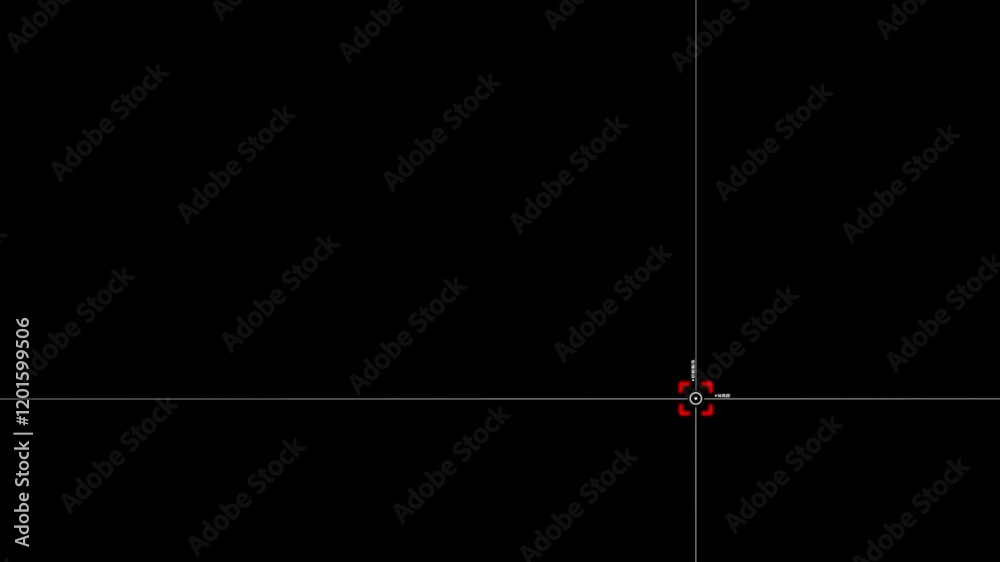 Poster universal technology line and frame video overlay futuristic hud head up display interface template 