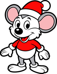 cartoon cat xmas vector t-shirt design png