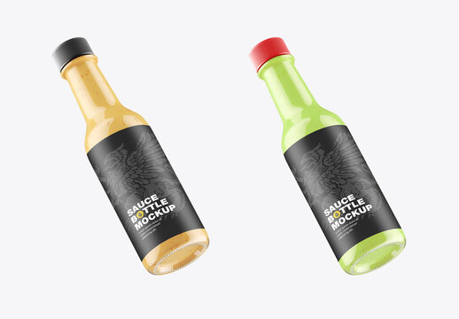 Sauce Bottle Mockup