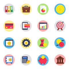 Pack of Business Flat Icon