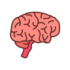 Brain Filled Icons , Vector illustration