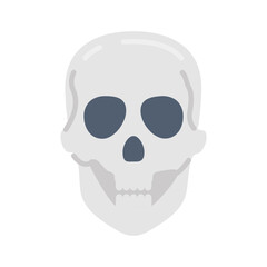 Skull Flat Icons, Vector illustration
