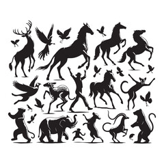 wolf black silhouette 