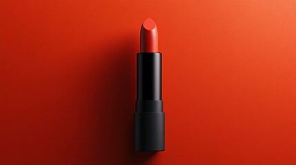 Obraz premium Elegant Luxury Lipstick on Vibrant Background