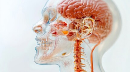 Detailed Illustration of the Medulla Oblongata Anatomy