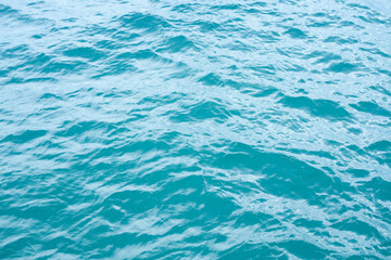 Sea texture. View of ocean waves. Blue water background. Blue ocean water texture background. Surface of the sea.