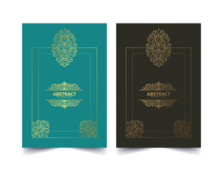 vintage card designs ornament pattern