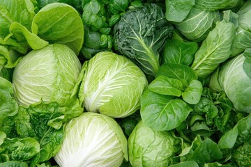 Fototapeta premium Engaging overhead shot of a variety of seasonal vegetables on display, farmer s market in soft focus
