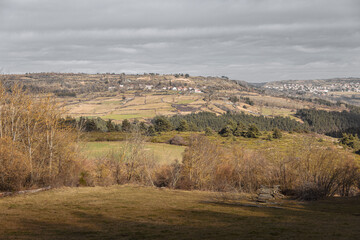 Paysage de montagne française 