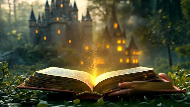 Enchanted Book: A Fairytale Adventure in a Magical Forest