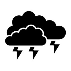 Cloud thunder Icon